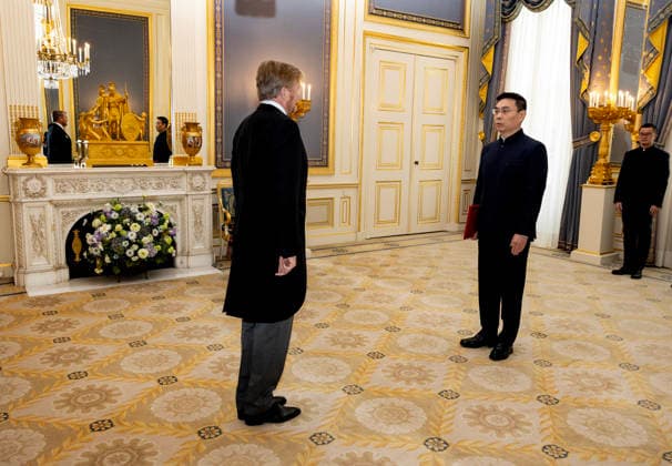 21-01-2026 Palace King Willem-Alexander during the credentials (geloofsbrieven) of the Ambassador of the Kingdom of Saudi Arabia, His Excellency S.K. Al Chain, at palace Noordeinde in The Hague. Â  Copyright: xPPEx
