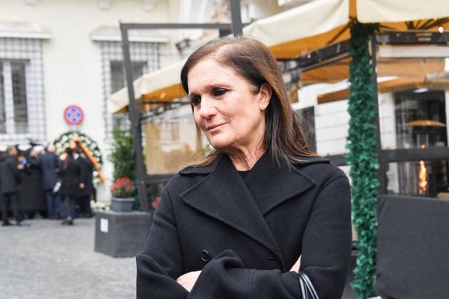 Rome, Death of Valentino Garavani - Chapel of Rest in Rome at his Foundation in Piazza Mignanelli - In the photo: MARIA GRAZIA CHIURI  Copyright: xGiandomenicoxD Angelox xipa-agency.netx xDxAngelo Landix IPA_Agency_IPA70365541