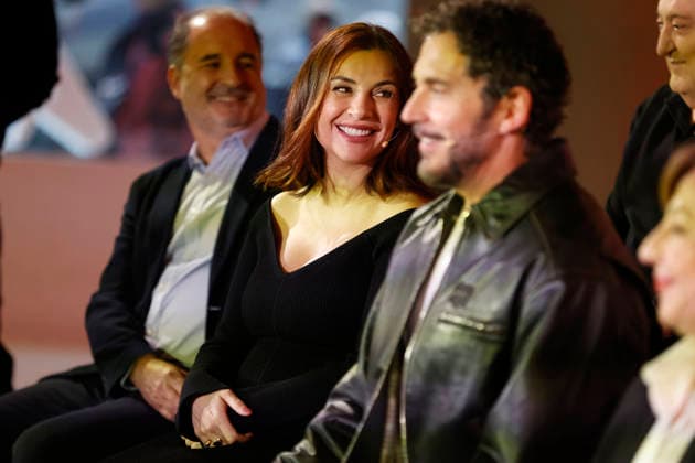 Photocall of the film Aída y Vuelta in Madrid The actress Miren Ibarguren and the actor and director Paco León during the press conference to present the film Aída y Vuelta at the Espacio Movistar in Gran Vía, on January 21, 2026, in Madrid Spain The film that will be the jump to the big screen of the series Aída on January 30, 2026 PHOTOCALL CINE AÍDA Y VUELTA PREMIERE JANUARY 21, 2026 Antonio Gutié Madrid Madrid Spain  Copyright: xAntonioxGutiÃ rrezx 7233993