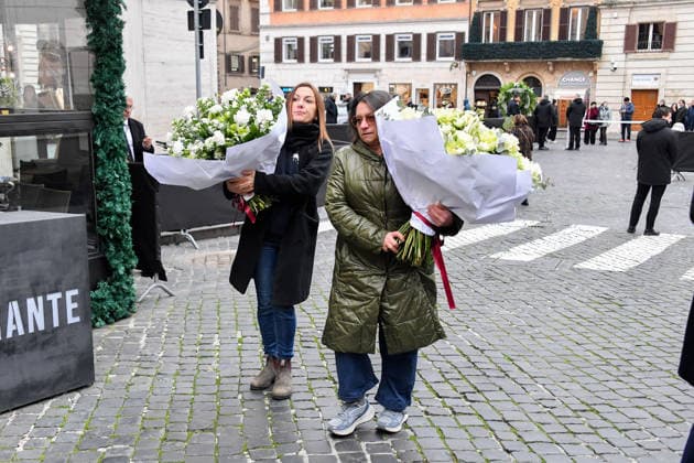 Rome, Death of Valentino Garavani - Chapel of Rest in Rome at his Foundation in Piazza Mignanelli - In the photo: guest  Copyright: xVincenzoxLandix xipa-agency.netx xDxAngelo Landix IPA_Agency_IPA70368320