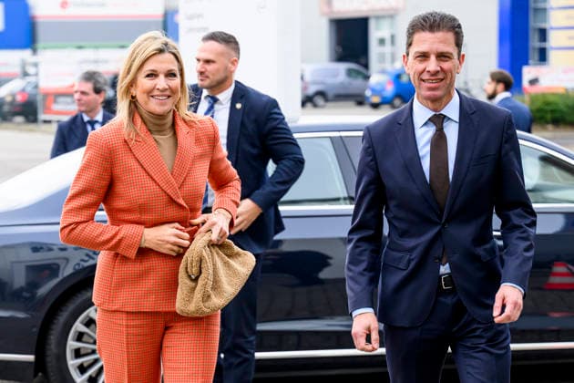 21-01-2026 Apeldoorn Queen Maxima arriving at the BDR Thermea and the factory of Remeha in Apeldoorn. Â  Copyright: xPPEx
