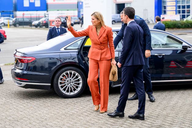 21-01-2026 Apeldoorn Queen Maxima arriving at the BDR Thermea and the factory of Remeha in Apeldoorn. Â  Copyright: xPPEx