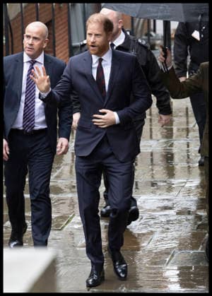 . 21 01 2026. London, United Kingdom. Prince Harry, the Duke of Sussex, arriving to give evidence at the High Court in London, on day three of his trial against Associated Newspapers.  xStephenxLockx xi-Imagesx IIM-26522-0009