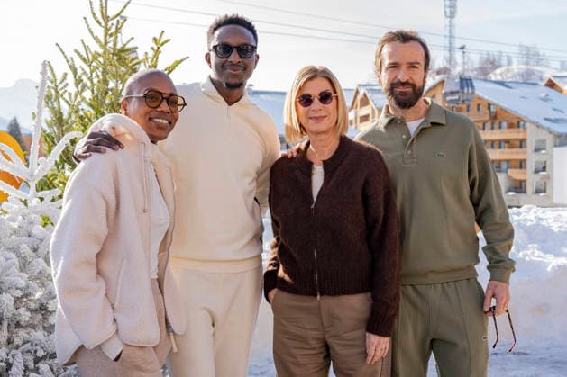CELEBRITES : Festival International de Comedie - Alpe Huez - 21 01 2026 ALPE D HUEZ, FRANCE - Sandra Parfait, Ahmed Sylla, Michele Laroque, Amaury De Crayencour attend the L infiltrÃ e Photocall during the 29th L Alpe d Huez International Comedy Film Festival on January 21, 2026 in Alpe d Huez, France. Photo by Sandrine Thesillat PsNewZ  Copyright: xSandrinexTHESILLATx