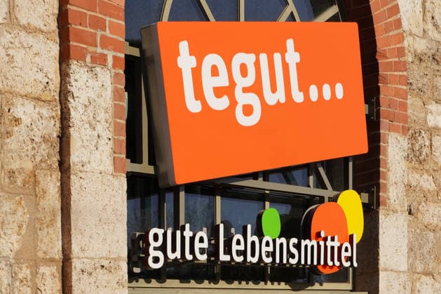 tegut, Good Food, Food trade, Company logo before a Branch, Bio Products 1131607523