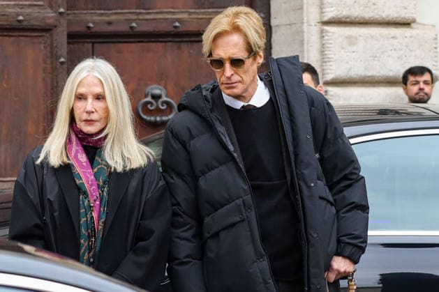Rome, Death of Valentino Garavani - Chapel of Rest in Rome at his Foundation in Piazza Mignanelli - In the photo: Vernon Bruce Hoeksema, Charlene Shorto  Copyright: xGiandomenicoxD Angelox xipa-agency.netx xDxAngelo Landix IPA_Agency_IPA70372985