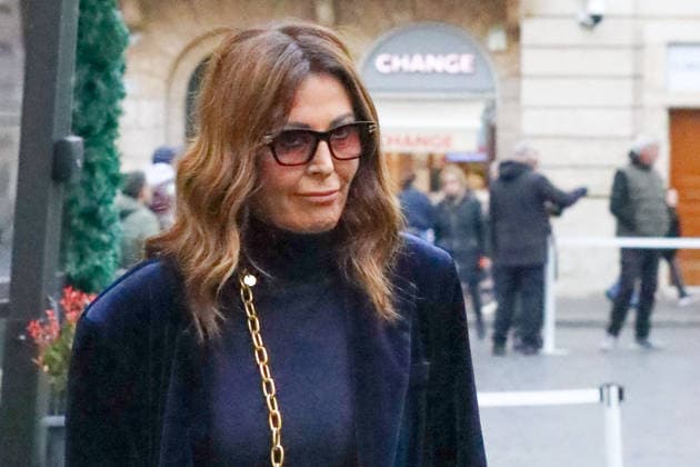 Valentino Garavani Funeral Chapel - Rome Daniela Santanchè outside the PM23 exhibition site where late Italian fashion designer Valentino Garavani is lying in state before the funeral, in Rome, Italy on January 21, 2026. Photo by Giandomenico D Angelo IPA ABACAPRESS.COM Rome Italy  Copyright: xIPA ABACAx