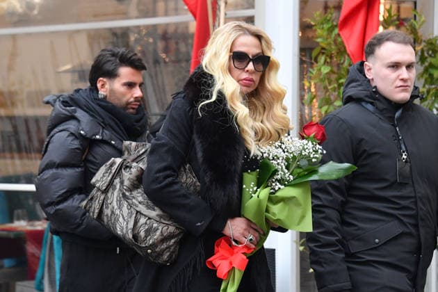 Rome, Death of Valentino Garavani - Chapel of Rest in Rome at his Foundation in Piazza Mignanelli - In the photo: Valeria Marini and Federico Fashion Style (lauri)  Copyright: xVincenzoxLandix xipa-agency.netx xDxAngelo Landix IPA_Agency_IPA70377664