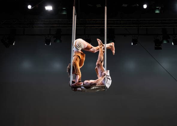 Ockham s Razor photocall, London, UK, 21 January 2026 Circus extraordinaire duo Ockham s Razor rehearsing at Artsdepot, London, UK, 21 January 2026., Credit:Avalon  Copyright: xAvalonx 1067994862