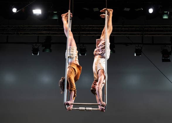 Ockham s Razor photocall, London, UK, 21 January 2026 Circus extraordinaire duo Ockham s Razor rehearsing at Artsdepot, London, UK, 21 January 2026., Credit:Avalon  Copyright: xAvalonx 1067994902