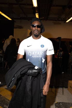Collaboration Paris Saint Germain 3 Paradis Collection Prêt à Porter Mode Masculine Automne Hiver 2026 2027 lors de la Fashion Week de Paris PFW , le 21 Janvier 2026 Jeremy MELLOUL Bestimage Celebrities at 3 Paradis Fashion Show Menswear Collection Fall Winter 2026 2027 during Paris Fashion Week on 21th January 2026 Paris France  Copyright: xJeremyxMelloulx xBestimagexJeremyxMelloulx xBestimagex