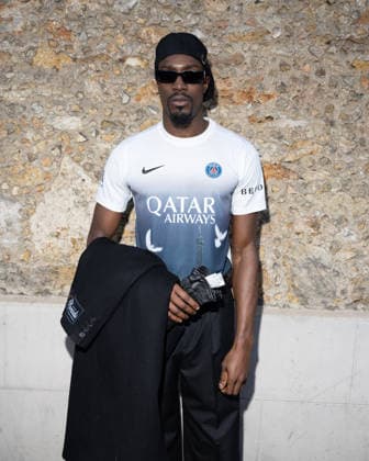 Collaboration Paris Saint Germain 3 Paradis Collection Prêt à Porter Mode Masculine Automne Hiver 2026 2027 lors de la Fashion Week de Paris PFW , le 21 Janvier 2026 Jeremy MELLOUL Bestimage Celebrities at 3 Paradis Fashion Show Menswear Collection Fall Winter 2026 2027 during Paris Fashion Week on 21th January 2026 Paris France  Copyright: xJeremyxMelloulx xBestimagexJeremyxMelloulx xBestimagex