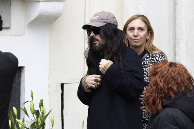 Funeral of Valentino Garavani in Rome ROME, ITALY - JANUARY 21: Alessandro Michele , Creative director of Valentino, is seen at Foundation Valentino Garavani and Giancarlo Giammetti at Mignanelli Square on January 21, 2026 in Rome, Italy. Italian fashion designer Valentino Garavani died at 93 years old in Rome on January 19. Primo Barol Anadolu Rome Italy. Editorial use only. Please get in touch for any other usage.  Copyright: x2026xAnadoluxPrimoxBarolx