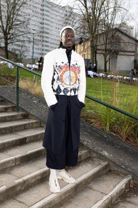 Mory Sacko au défilé 3 Paradis Collection Prêt à Porter Mode Masculine Automne Hiver 2026 2027 lors de la Fashion Week de Paris PFW , le 21 Janvier 2026 Jeremy MELLOUL Bestimage Celebrities at 3 Paradis Fashion Show Menswear Collection Fall Winter 2026 2027 during Paris Fashion Week on 21th January 2026 Paris France  Copyright: xJeremyxMelloulx xBestimagexJeremyxMelloulx xBestimagex