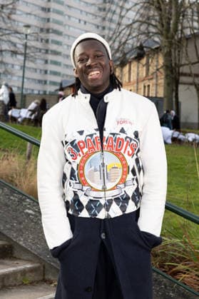 Mory Sacko au défilé 3 Paradis Collection Prêt à Porter Mode Masculine Automne Hiver 2026 2027 lors de la Fashion Week de Paris PFW , le 21 Janvier 2026 Jeremy MELLOUL Bestimage Celebrities at 3 Paradis Fashion Show Menswear Collection Fall Winter 2026 2027 during Paris Fashion Week on 21th January 2026 Paris France  Copyright: xJeremyxMelloulx xBestimagexJeremyxMelloulx xBestimagex