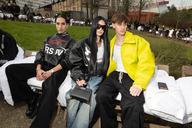 Willy Cartier, Camilla Araujo, Owen Lynch at 3 Paradis Fashion Show Menswear Collection Fall Winter 2026 2027 during Paris Fashion Week PFW , le 21 Janvier 2026 Jeremy MELLOUL Bestimage Celebrities at 3 Paradis Fashion Show Menswear Collection Fall Winter 2026 2027 during Paris Fashion Week on 21th January 2026 Paris France  Copyright: xJeremyxMelloulx xBestimagexJeremyxMelloulx xBestimagex
