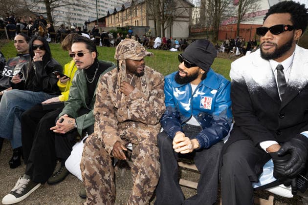 Omah Lay, Phyno at 3 Paradis Prêt à Porter Collection Mode Masculine Automne Hiver 2026 2027 during Paris Fashion Week PFW , le 21 Janvier 2026 Jeremy MELLOUL Bestimage Celebrities at 3 Paradis Fashion Show Menswear Collection Fall Winter 2026 2027 during Paris Fashion Week on 21th January 2026 Paris France  Copyright: xJeremyxMelloulx xBestimagexJeremyxMelloulx xBestimagex
