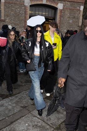 Camilla Araujo, Owen Lynch at 3 Paradis Fashion Show Menswear Collection Fall Winter 2026 2027 during Paris Fashion Week PFW , le 21 Janvier 2026 Jeremy MELLOUL Bestimage Celebrities at 3 Paradis Fashion Show Menswear Collection Fall Winter 2026 2027 during Paris Fashion Week on 21th January 2026 Paris France  Copyright: xJeremyxMelloulx xBestimagexJeremyxMelloulx xBestimagex