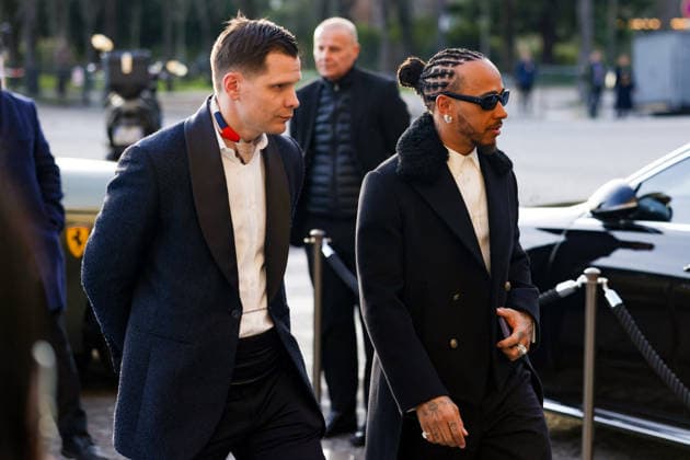 Lewis Hamilton arrives at the Hôtel de Crillon, A Rosewood Hotel in Paris on the sidelines of the Mens Ready to Wear Fall Winter 2026 2027 Paris Fashion Week PFW , France, on January 21, 2026 Julien Sarkissian Bestimage Lewis Hamilton arrives at the Hôtel de Crillon, A Rosewood Hotel in Paris on the sidelines of the Mens Ready to Wear Fall Winter 2026 2027 Paris Fashion Week PFW , France, on January 21, 2026 Paris France  Copyright: xJulienxSarkissianx xBestimagexJulienxSarkissianx xBestimagex