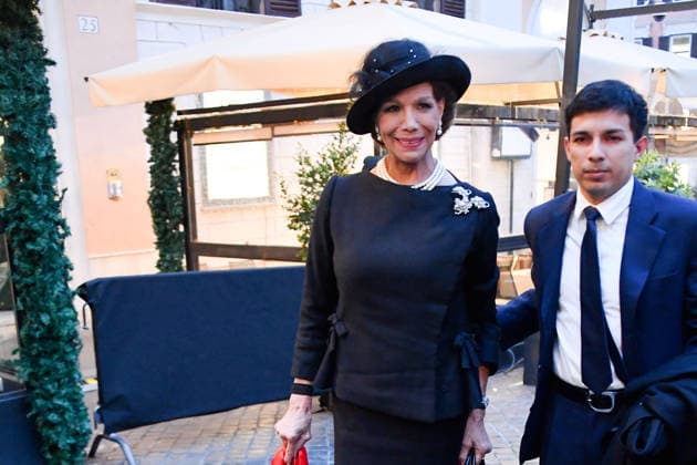 Rome, Death of Valentino Garavani - Chapel of Rest in Rome at his Foundation in Piazza Mignanelli - In the photo: Marisela Federici  Copyright: xVincenzoxLandix xipa-agency.netx xDxAngelo Landix IPA_Agency_IPA70380481
