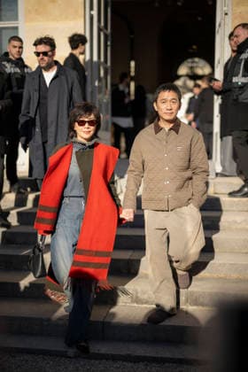 PFW - Dior Arrivals Carina Lau and Tony Leung attends the Dior Homme Menswear Fall Winter 2026-2027 show as part of Paris Fashion Week on January 21, 2026 in Paris, France.Photo by Eliot Blondet ABACAPRESS.COM Paris Ile-de-France France  Copyright: xBlondetxEliot ABACAx