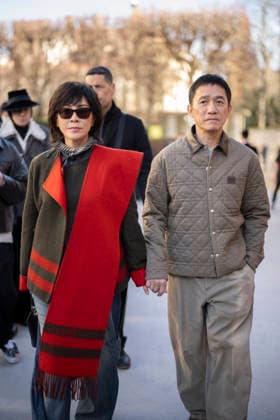 PFW - Dior Arrivals Carina Lau and Tony Leung attends the Dior Homme Menswear Fall Winter 2026-2027 show as part of Paris Fashion Week on January 21, 2026 in Paris, France.Photo by Eliot Blondet ABACAPRESS.COM Paris Ile-de-France France  Copyright: xBlondetxEliot ABACAx