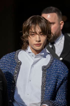 PFW - Dior Arrivals Hyunjin attends the Dior Homme Menswear Fall Winter 2026-2027 show as part of Paris Fashion Week on January 21, 2026 in Paris, France.Photo by Eliot Blondet ABACAPRESS.COM Paris Ile-de-France France  Copyright: xBlondetxEliot ABACAx