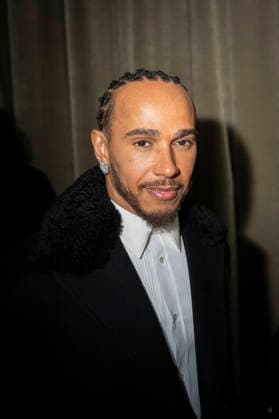 PFW - Dior Front Row Lewis Hamilton during the Dior Homme Menswear Fall Winter 2026-2027 show as part of Paris Fashion Week on January 21, 2026 in Paris, France.Photo by Eliot Blondet ABACAPRESS.COM Paris France France  Copyright: xBlondetxEliot ABACAx