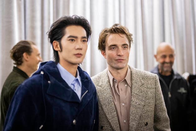 PFW - Dior Front Row Robert Pattinson and Mile Phakphum Romsaithong during the Dior Homme Menswear Fall Winter 2026-2027 show as part of Paris Fashion Week on January 21, 2026 in Paris, France.Photo by Eliot Blondet ABACAPRESS.COM Paris France France  Copyright: xBlondetxEliot ABACAx