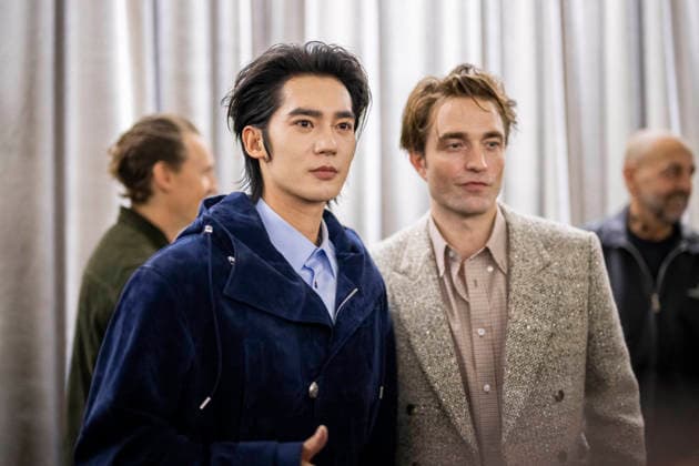 PFW - Dior Front Row Robert Pattinson and Mile Phakphum Romsaithong during the Dior Homme Menswear Fall Winter 2026-2027 show as part of Paris Fashion Week on January 21, 2026 in Paris, France.Photo by Eliot Blondet ABACAPRESS.COM Paris France France  Copyright: xBlondetxEliot ABACAx