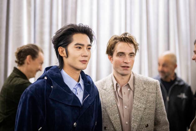 PFW - Dior Front Row Robert Pattinson and Mile Phakphum Romsaithong during the Dior Homme Menswear Fall Winter 2026-2027 show as part of Paris Fashion Week on January 21, 2026 in Paris, France.Photo by Eliot Blondet ABACAPRESS.COM Paris France France  Copyright: xBlondetxEliot ABACAx