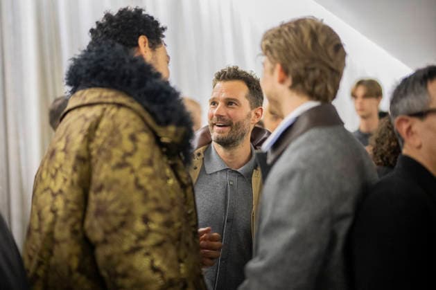 PFW - Dior Front Row Jamie Dornan during the Dior Homme Menswear Fall Winter 2026-2027 show as part of Paris Fashion Week on January 21, 2026 in Paris, France.Photo by Eliot Blondet ABACAPRESS.COM Paris France France  Copyright: xBlondetxEliot ABACAx