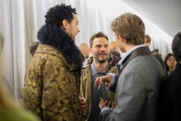PFW - Dior Front Row Jamie Dornan during the Dior Homme Menswear Fall Winter 2026-2027 show as part of Paris Fashion Week on January 21, 2026 in Paris, France.Photo by Eliot Blondet ABACAPRESS.COM Paris France France  Copyright: xBlondetxEliot ABACAx