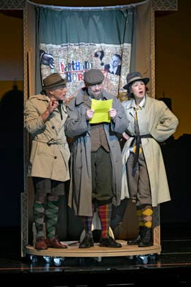 Mario Ramos, citizen Lars Dietrich and Krista Birkner at the photo rehearsal for the play Erich and the Detectives at the Schlosspark Theater Berlin, 21 01 2026 Foto:xM.xBehrensx xFuturexImagex erich_6104