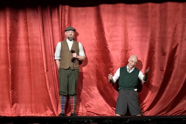 Citizen Lars Dietrich and Mario Ramos at the photo rehearsal for the play Erich and the Detectives at the Schlosspark Theater Berlin, 21 01 2026 Foto:xM.xBehrensx xFuturexImagex erich_6113