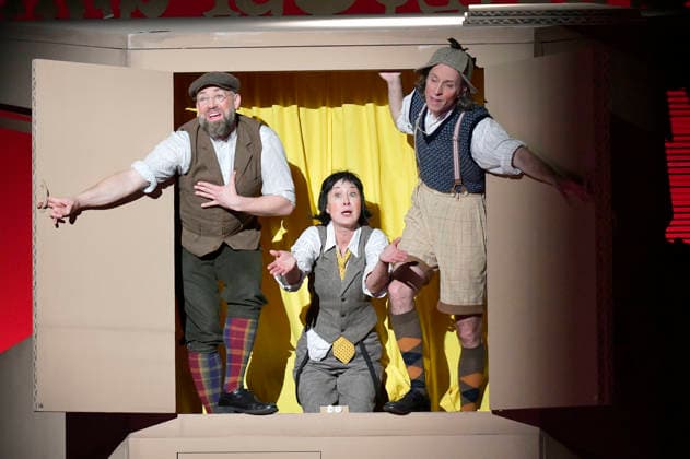 Citizens Lars Dietrich, Krista Birkner and Oliver Seidel at the photo rehearsal for the play Erich and the Detectives at the Schlosspark Theater Berlin, 21 01 2026 Foto:xM.xBehrensx xFuturexImagex erich_6119