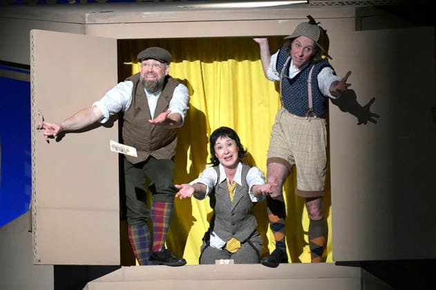 Citizens Lars Dietrich, Krista Birkner and Oliver Seidel at the photo rehearsal for the play Erich and the Detectives at the Schlosspark Theater Berlin, 21 01 2026 Foto:xM.xBehrensx xFuturexImagex erich_6120