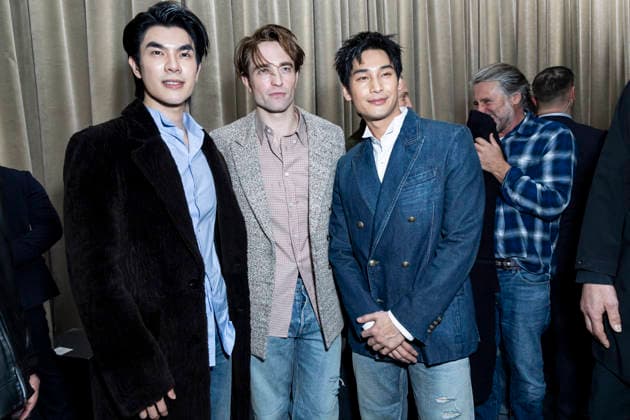 Mile Phakphum Romsaithong, Robert Pattinson and Apo Nattawin Wattanagitipha at the Front Row of the Dior Collection Homme Prêt à Porter Fall Winter 2026 2027 show as part of Paris Fashion Week PFW at the Rodin Museum, Paris, France, January 21, 2026 Olivier Borde Bestimage Front Row Dior Homme Menswear Fall Winter 2026 2027 show as part of Paris Fashion Week on January 21, 2026 in Paris, France Paris France  Copyright: xOLIVIERxBORDEx xBESTIMAGExOLIVIERxBORDEx xBESTIMAGEx