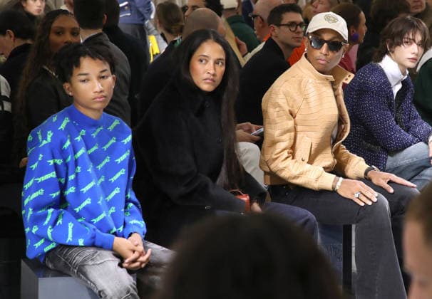 Rocket Williams, Helen Lasichanh and Pharrell Williams at the Front Row of the Dior Collection Homme Prêt à Porter Fall Winter 2026 2027 show as part of Paris Fashion Week PFW at the Rodin Museum, Paris, France, January 21, 2026 Bertrand Rindoff Bestimage Front Row Dior Homme Menswear Fall Winter 2026 2027 show as part of Paris Fashion Week on January 21, 2026 in Paris, France Paris France  Copyright: xBERTRANDxRINDOFFxPETROFFx xBESTIMAGExBERTRANDxRINDOFFxPETROFFx xBESTIMAGEx