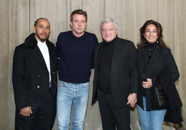 Lewis Hamilton, Jonathan Anderson Artistic Director of Dior , Sidney Toledano and his wife Katia Toledano at the Greeting of the Dior Collection Homme Prêt à Porter Fall Winter 2026 2027 show as part of Paris Fashion Week PFW at the Rodin Museum, in Paris, France, January 21, 2026 Bertrand Rindoff Bestimage Greeting Dior Homme Menswear Fall Winter 2026 2027 show as part of Paris Fashion Week on January 21, 2026 in Paris, France Paris France  Copyright: xBERTRANDxRINDOFFxPETROFFxBERTRANDxRINDOFFxPETROFFx