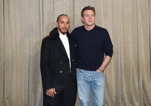 Lewis Hamilton and Dior Artistic Director Jonathan Anderson at the Greeting of the Dior Collection Homme Prêt à Porter Fall Winter 2026 2027 show as part of Paris Fashion Week PFW at the Rodin Museum, Paris, France, January 21, 2026 Bertrand Rindoff Bestimage Greeting Dior Homme Menswear Fall Winter 2026 2027 show as part of Paris Fashion Week on January 21, 2026 in Paris, France Paris France  Copyright: xBERTRANDxRINDOFFxPETROFFxBERTRANDxRINDOFFxPETROFFx