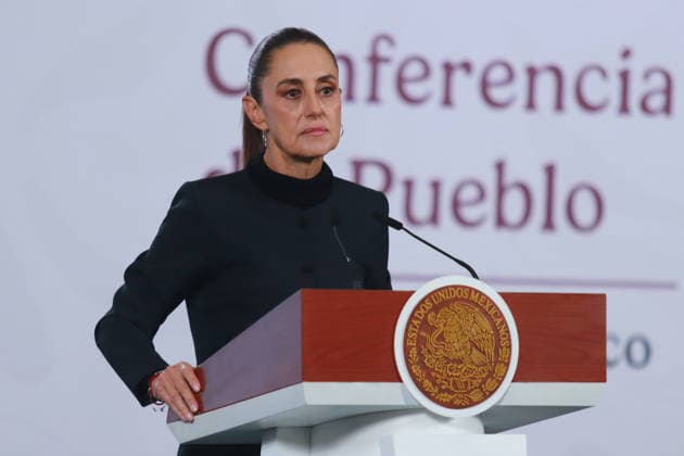 Mexico™s President Claudia Sheinbaum Briefing Conference Mexico s President Claudia Sheinbaum, speaks about the extradition of the 37 Mexican drug lords was in response to a request from the U.S. Department of Justice, denying that this action was negotiated during the call with U.S President Donald Trump during a news conference at National Palace. on January 21, 2026 in Mexico City, Mexico. (Photo by Carlos Santiago Eyepix Group) Copyright: xCarlosxSantiagox xEyepixxGroupx CS_21012026_174969