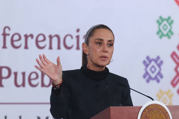 Mexico™s President Claudia Sheinbaum Briefing Conference Mexico s President Claudia Sheinbaum, speaks about the extradition of the 37 Mexican drug lords was in response to a request from the U.S. Department of Justice, denying that this action was negotiated during the call with U.S President Donald Trump during a news conference at National Palace. on January 21, 2026 in Mexico City, Mexico. (Photo by Carlos Santiago Eyepix Group) Copyright: xCarlosxSantiagox xEyepixxGroupx CS_21012026_174967