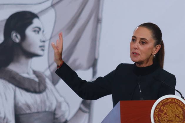 Mexico s President Claudia Sheinbaum, speaks about the extradition of the 37 Mexican drug lords was in response to a request from the U.S. Department of Justice, denying that this action was negotiated during the call with U.S President Donald Trump during a news conference at National Palace. on January 21, 2026 in Mexico City, Mexico. Mexico City Mexico - ZUMAe321 20260121_zia_e321_014 Copyright: xCarlosxSantiagox