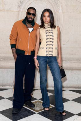 Brent Faiyaz and Zahara Davis at the photocall of the Dior Collection Homme Prêt à Porter Fall Winter 2026 2027 show as part of Paris Fashion Week PFW at the Rodin Museum, Paris, France, January 21, 2026 Olivier Borde Bestimage Photocall Dior Homme Menswear Fall Winter 2026 2027 show as part of Paris Fashion Week on January 21, 2026 in Paris, France Paris France  Copyright: xOLIVIERxBORDEx xBESTIMAGExOLIVIERxBORDEx xBESTIMAGEx