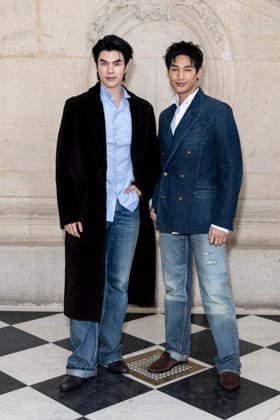 Mile Phakphum Romsaithong, Apo Nattawin Wattanagitiphat at the photocall of the Dior Collection Homme Prêt à Porter Fall Winter 2026 2027 show as part of Paris Fashion Week PFW at the Rodin Museum, Paris, France, January 21, 2026 Olivier Borde Bestimage Photocall Dior Homme Menswear Fall Winter 2026 2027 show as part of Paris Fashion Week on January 21, 2026 in Paris, France Paris France  Copyright: xOLIVIERxBORDEx xBESTIMAGExOLIVIERxBORDEx xBESTIMAGEx