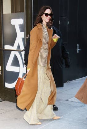 NEW YORK, NY- JANUARY 21: Rebecca Hall seen at Good Morning America on January 21, 2026 in New York City. Copyright: xRWx