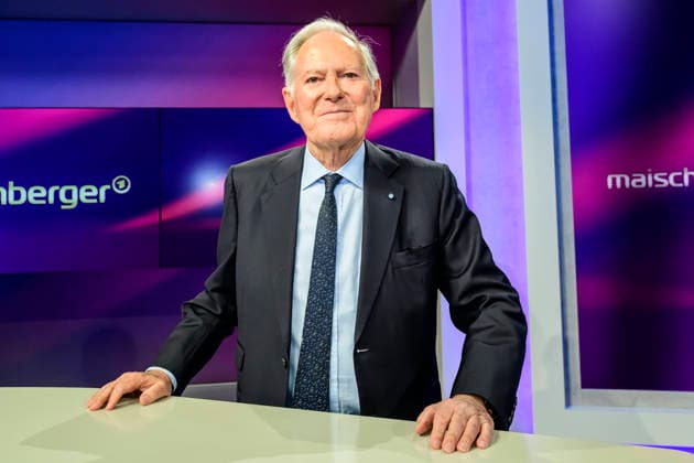 GER, Berlin, studio, guest on maischberger, political talk show, TV, format, with host Sandra Maischberger, Das Erste, from Adlershof at Studio 20, pictured from left Roland Berger business and political consultant January 21, 2026, Copyright: HMBxMedia UwexKoch