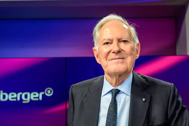 GER, Berlin, studio, guest on maischberger, political talk show, TV, format, with host Sandra Maischberger, Das Erste, from Adlershof at Studio 20, pictured from left Roland Berger business and political consultant January 21, 2026, Copyright: HMBxMedia UwexKoch