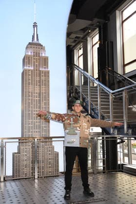 NEW YORK, NY - JANUARY 21: ILLENIUM visits The Empire State Building on January 21, 2026 in New York City. Copyright: xmpi099 MediaPunchx